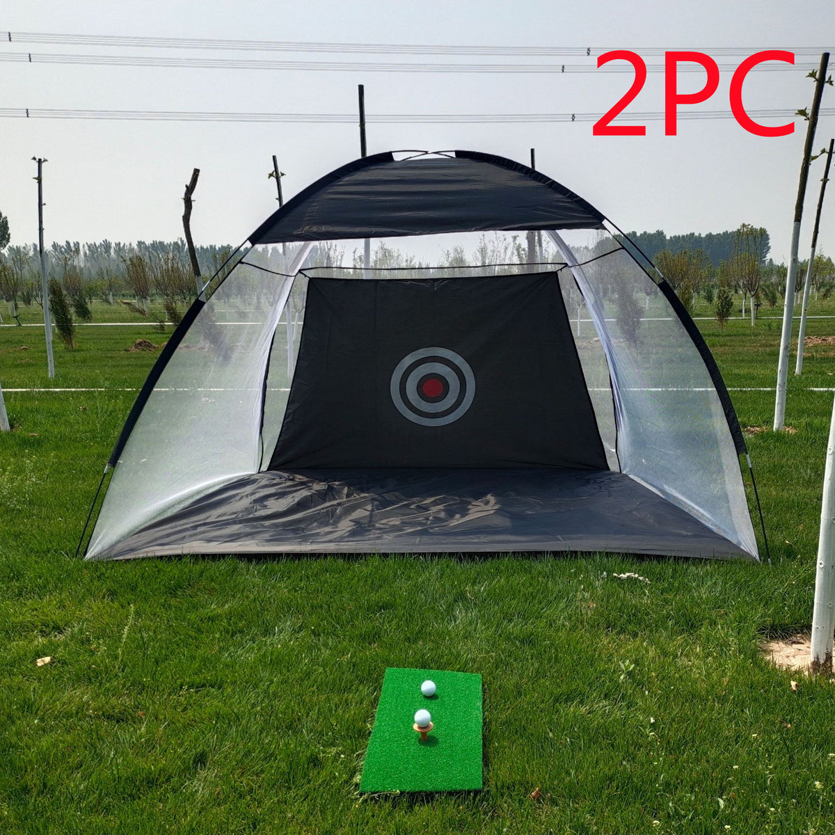 Foldable Golf Practice Net Tent for Garden and Backyard Training