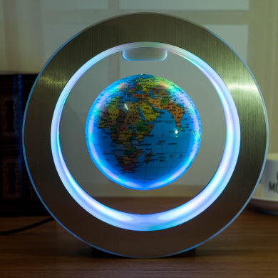 Levitating LED World Map Globe With Magnetic Floating Display