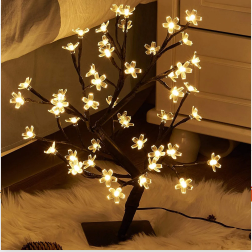 LED Copper Wire Fairy Lights for Bedroom, Warm Rice Grain and Round Styles