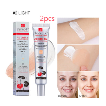Moisturising Colour Correcting CC Cream, Waterproof Concealer