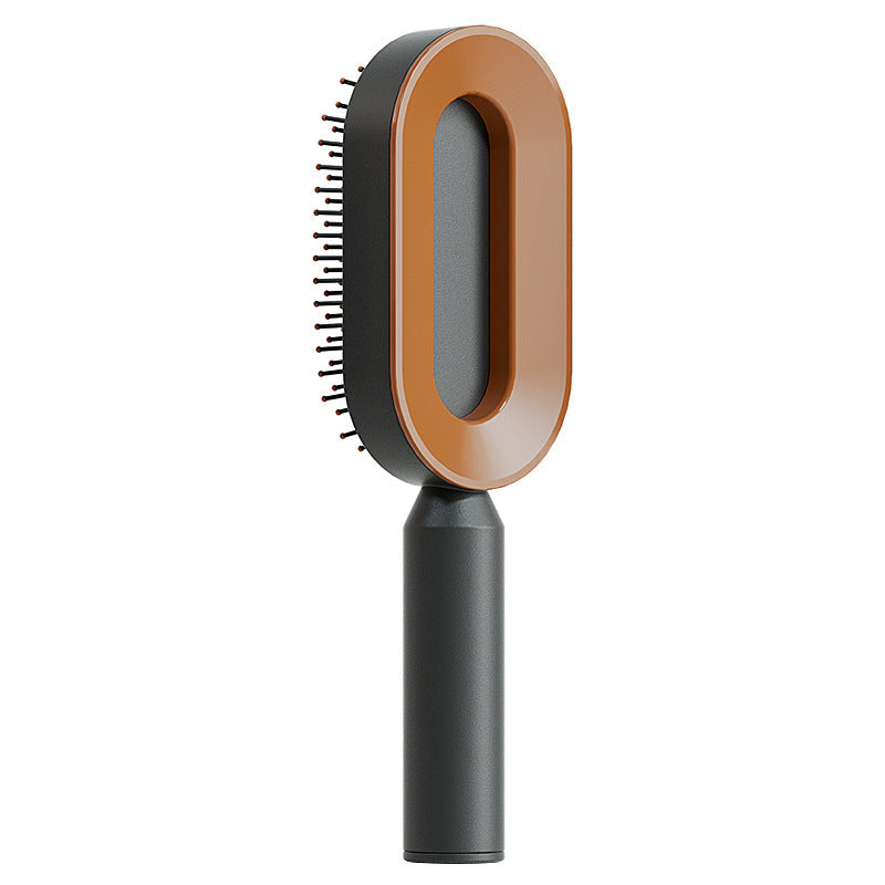 Self-Cleaning Airbag Hair Brush With Scalp Massage, Anti-Static