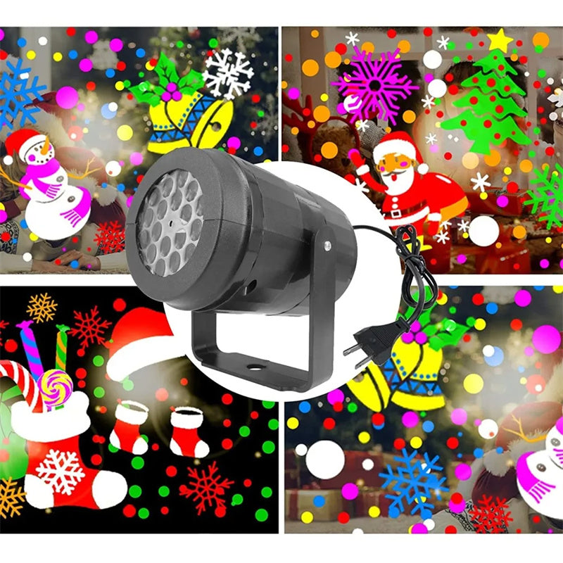 Christmas Snowflake Projector Light for Party Rooms and Stages
