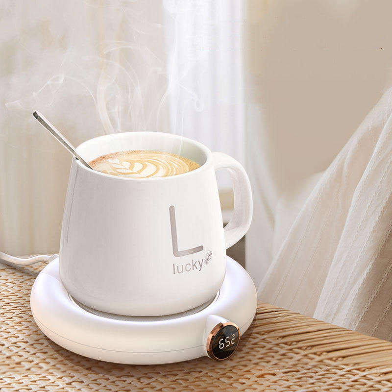Smart Heated Coffee Mug Warmer Coaster With Auto Shut-Off
