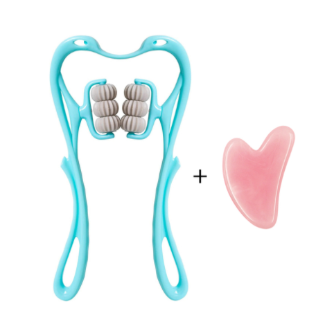 Manual Six-Wheel Neck Massager Roller, Handheld Tool