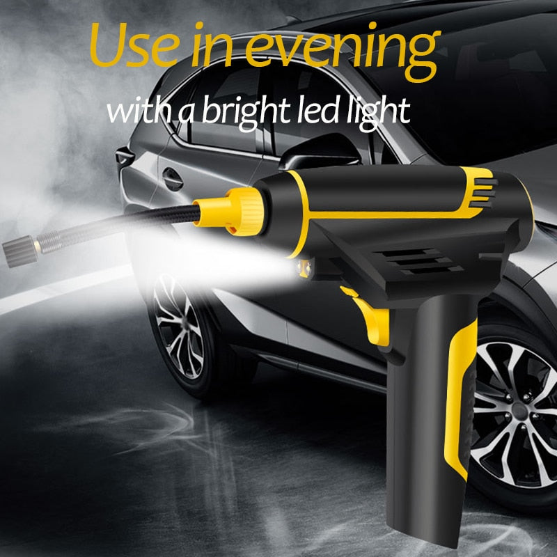 Automatic Portable Digital Car Tyre Air Compressor with LED