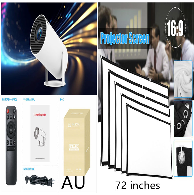 HY300 Pro Portable Mini Projector for Home Movie Nights