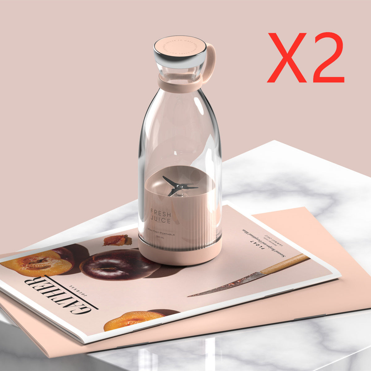 350ml Portable USB Rechargeable Blender For Smoothies And Shakes