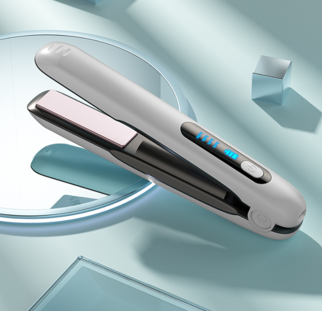 Cordless Mini Hair Straightener And Curler With USB Charging