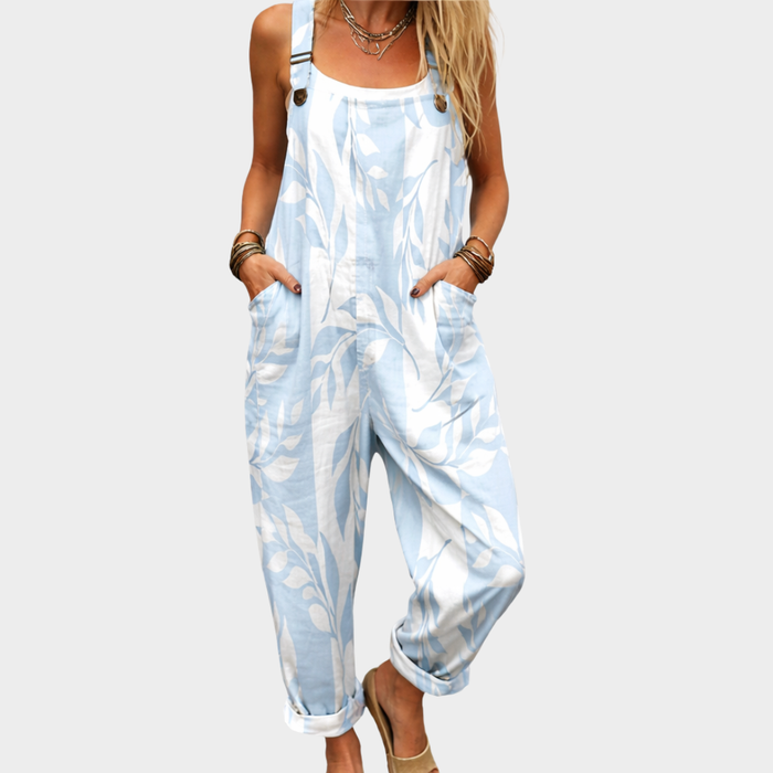 Liliana | Eleganter, bequemer Blumen-Jumpsuit