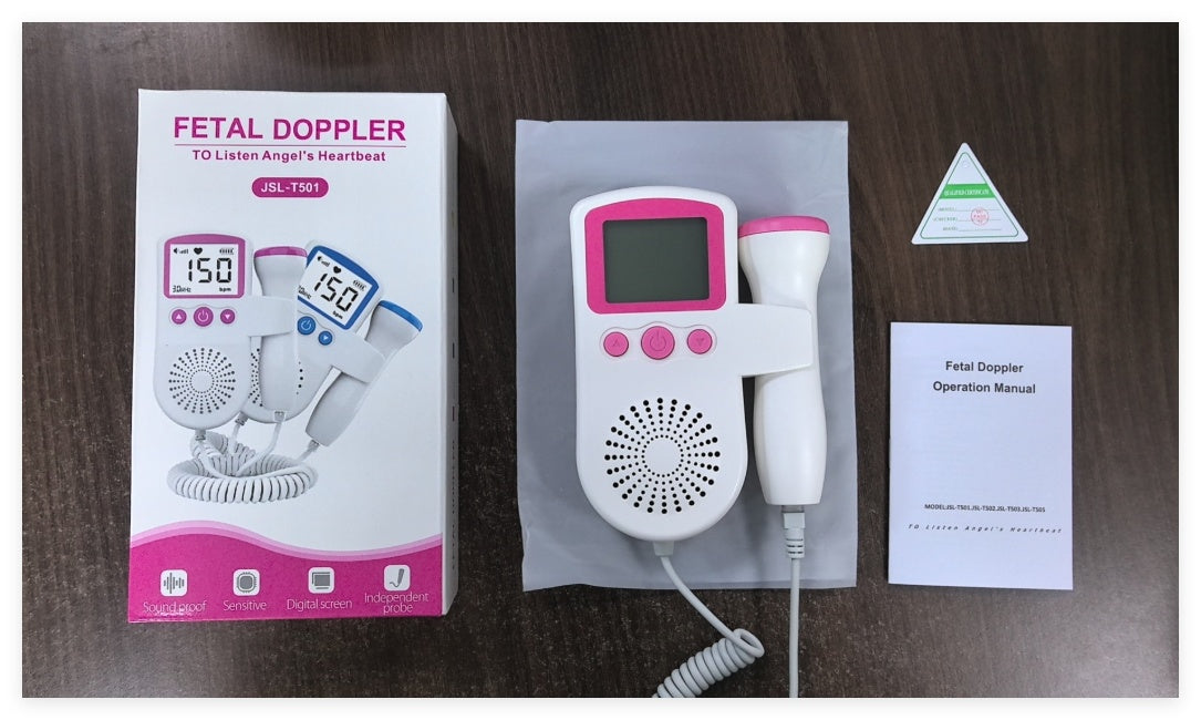 Home Fetal Heartbeat Listening Device with Colour Screen for Parents