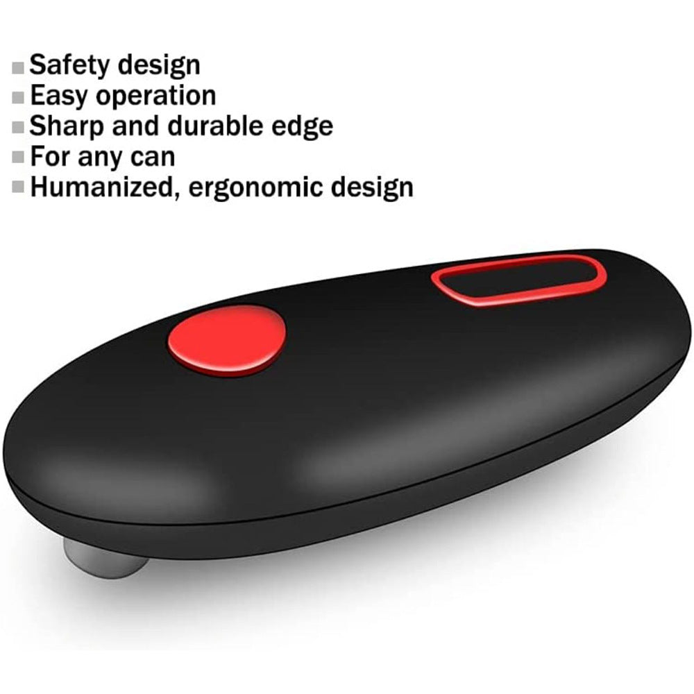 Electric Can Opener With One-Touch Hands-Free Operation