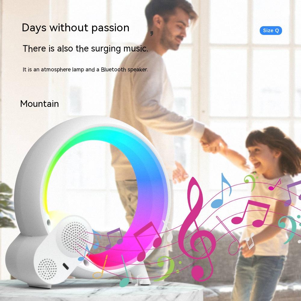 Sunrise Alarm Clock With Bluetooth Speaker And Colourful Light