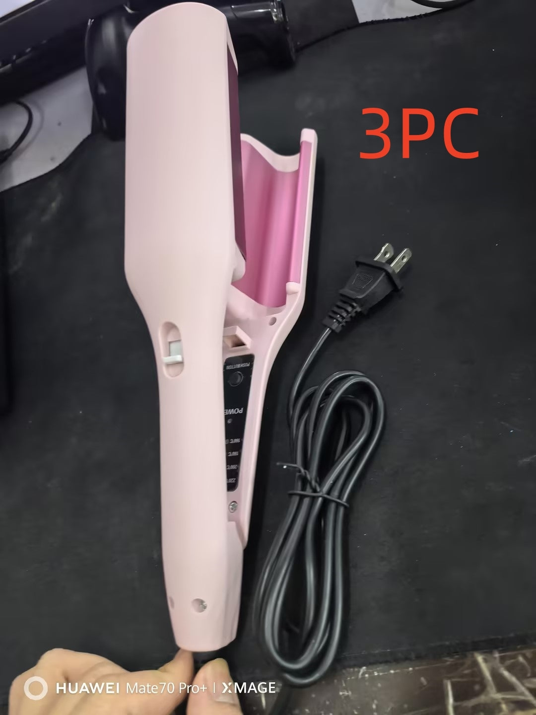 32mm Deep Wave Hair Curling Iron, 4 Temperature Settings