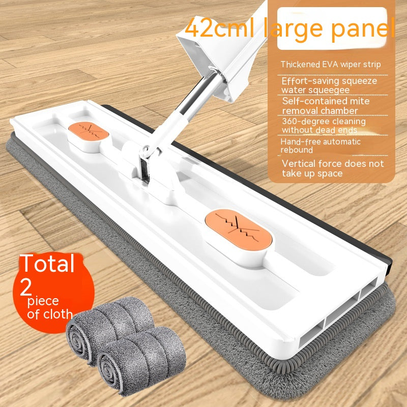 Large Flat Mop with 360 Degree Rotation for All Floor Types