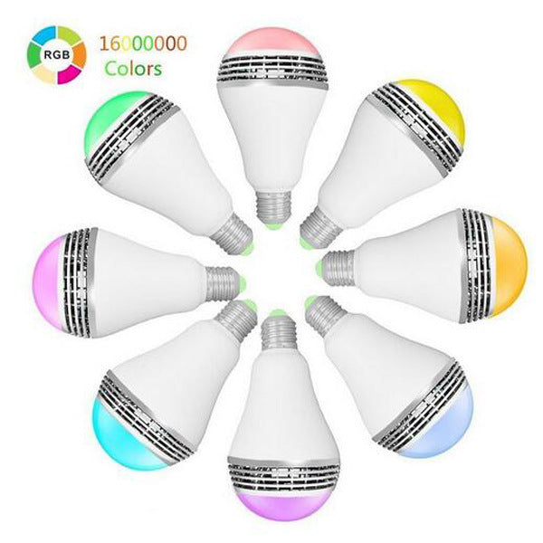 Smart Bluetooth Speaker LED Bulb with RGB Colour Changing