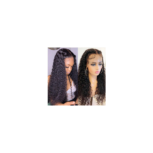 Brazilian Kinky Curly Lace Front Human Hair Wig, 150% Density