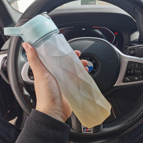 Spray Water Bottle With Handle Strap For Sport And Travel
