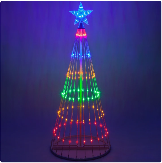 Multi Colour LED Animated Outdoor Christmas Tree Lights