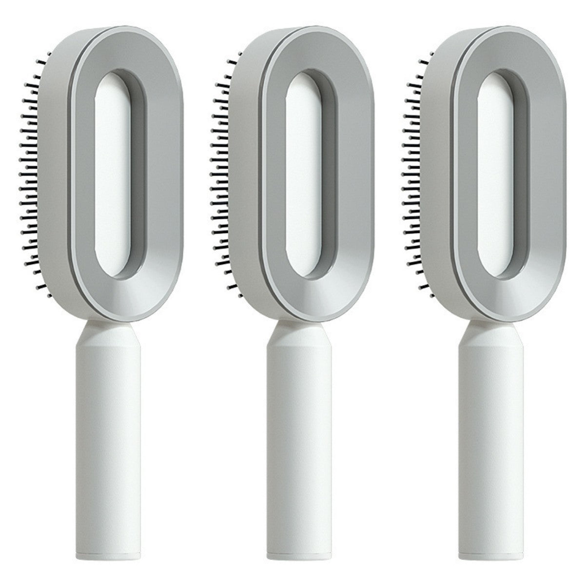 Self-Cleaning Airbag Hair Brush With Scalp Massage, Anti-Static