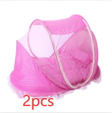 Foldable Baby Bed Net With Pillow Net 2 Piece Set