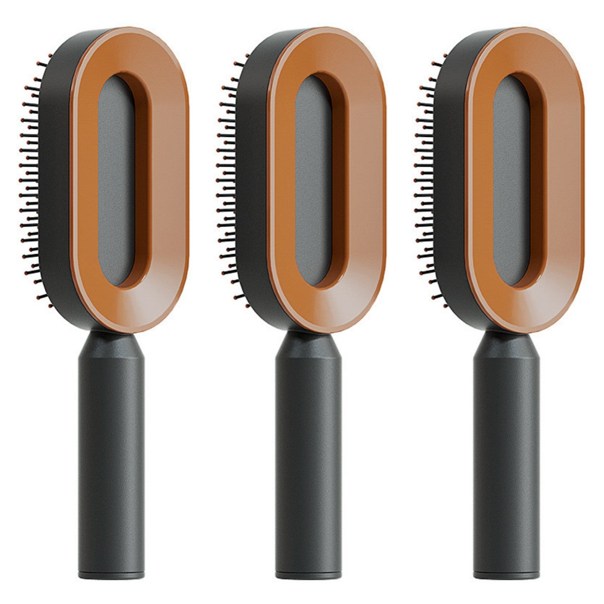 Self-Cleaning Airbag Hair Brush With Scalp Massage, Anti-Static