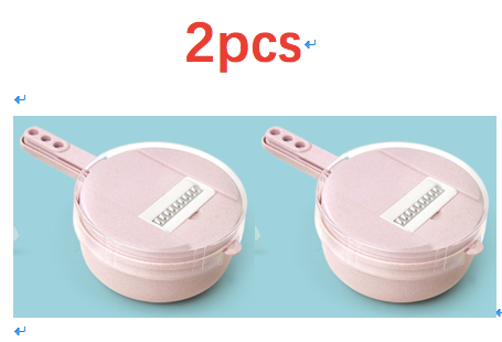 8 In 1 Mandoline Vegetable Slicer With Strainer And Peeler