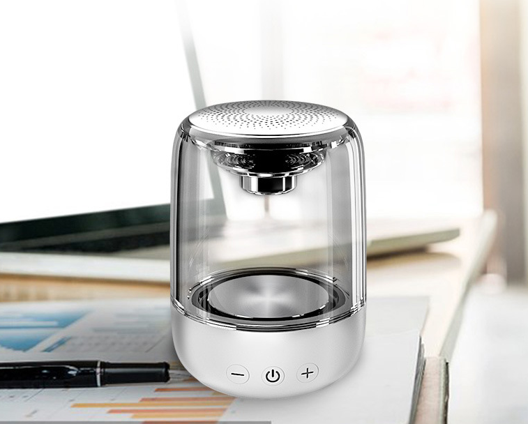 Portable Bluetooth Speaker with Powerful Bass and Colour LED Lights
