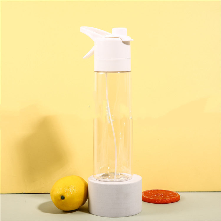 Spray Water Bottle With Handle Strap For Sport And Travel