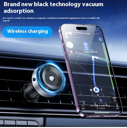 Magnetic Car Phone Holder With Strong Vacuum Suction
