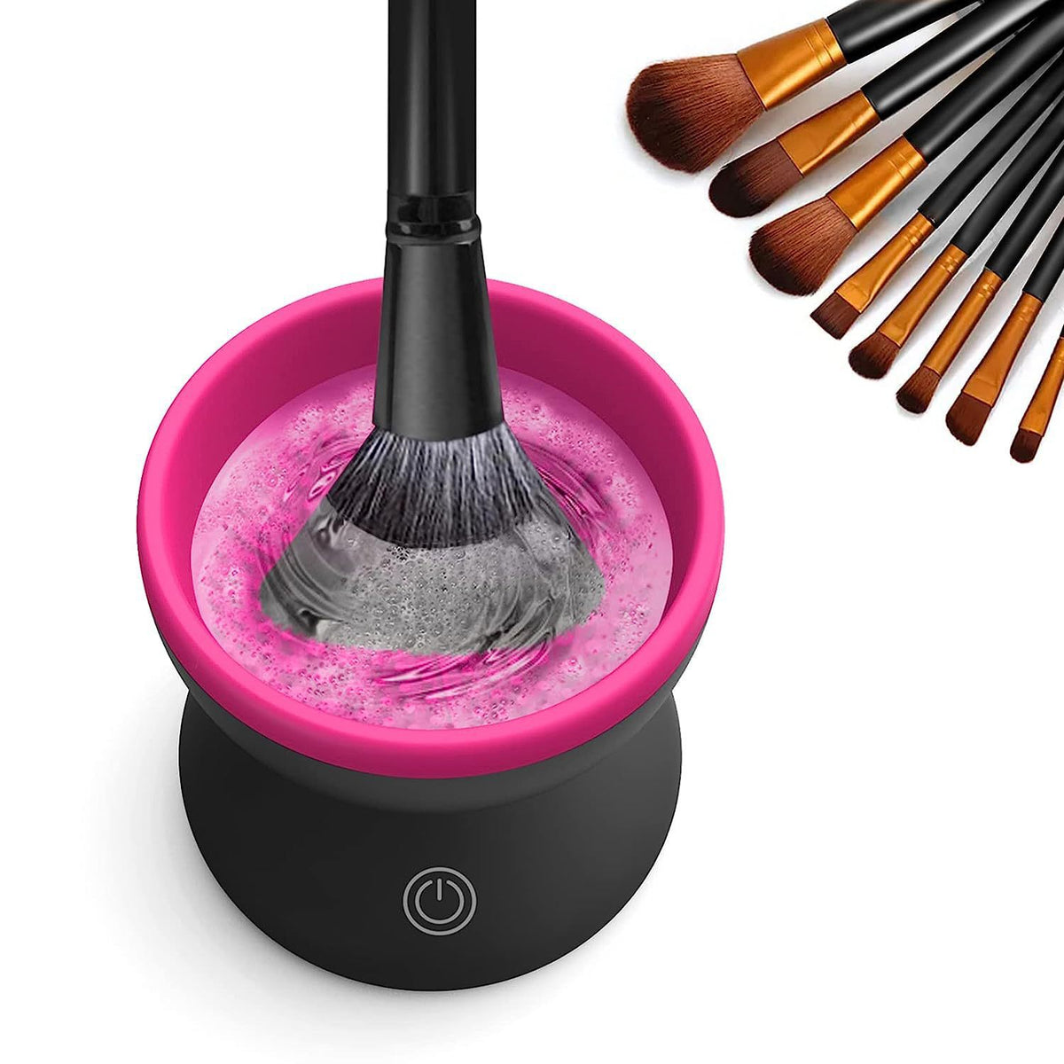 Electric Makeup Brush Cleaner With Silicone Bowl And USB
