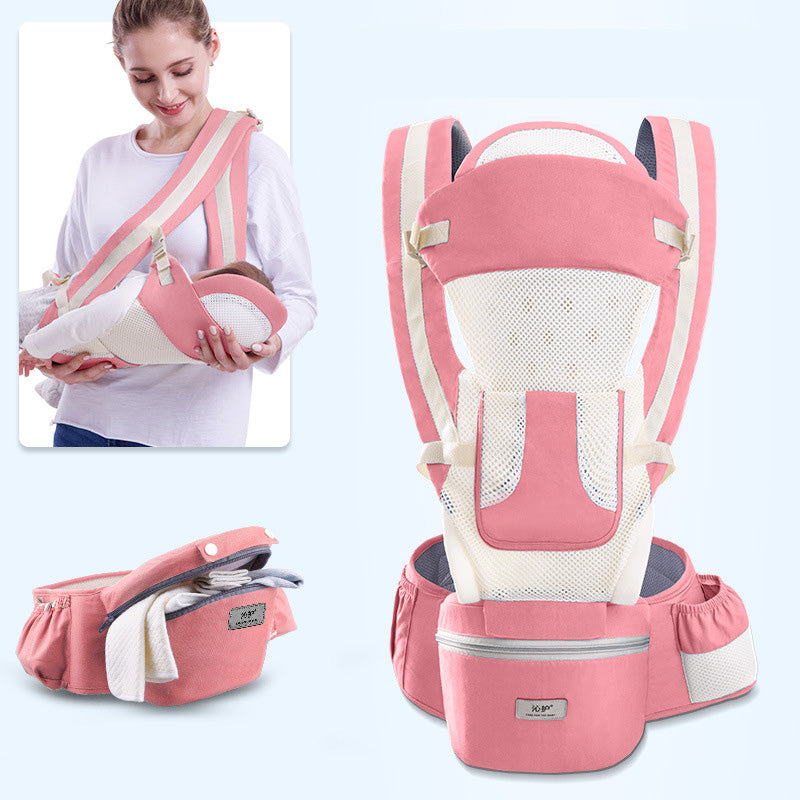 Ergonomic 3-in-1 Baby Hip Seat Carrier, Front Facing and Breathable