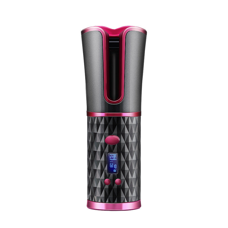 Cordless Automatic Hair Curler, Wireless Rotating Curling Iron