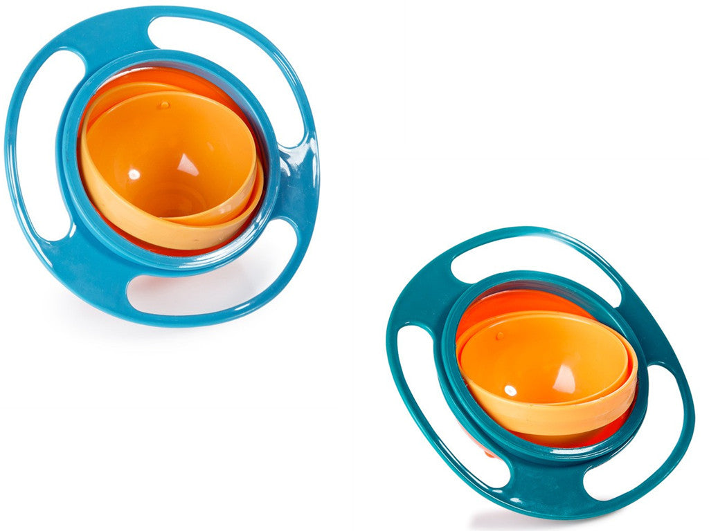 360 Rotating Spill-Proof Kids Bowl That Is Dishwasher Safe