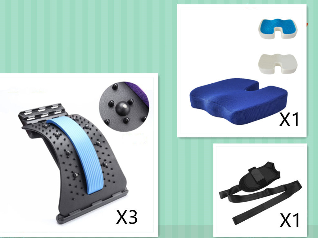 Magnetic Lumbar Stretcher Back Support Mat With Pressure Points