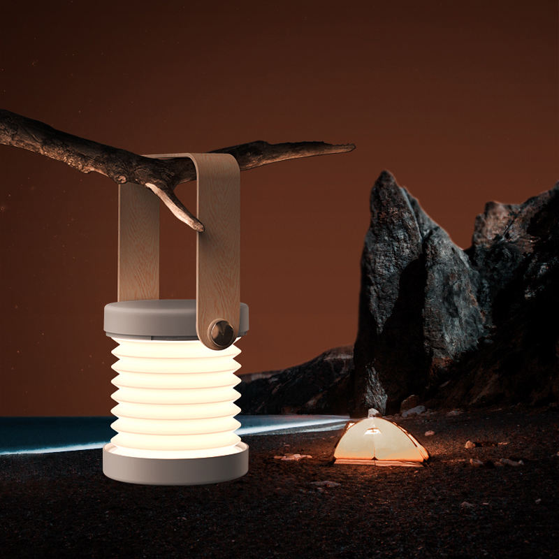 Foldable Touch Dimmable LED Reading Night Light, Rechargeable