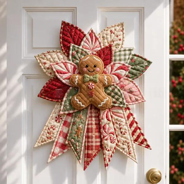 DIY Oversized Quilted Bow Sewing Kit, Fabric Craft Set