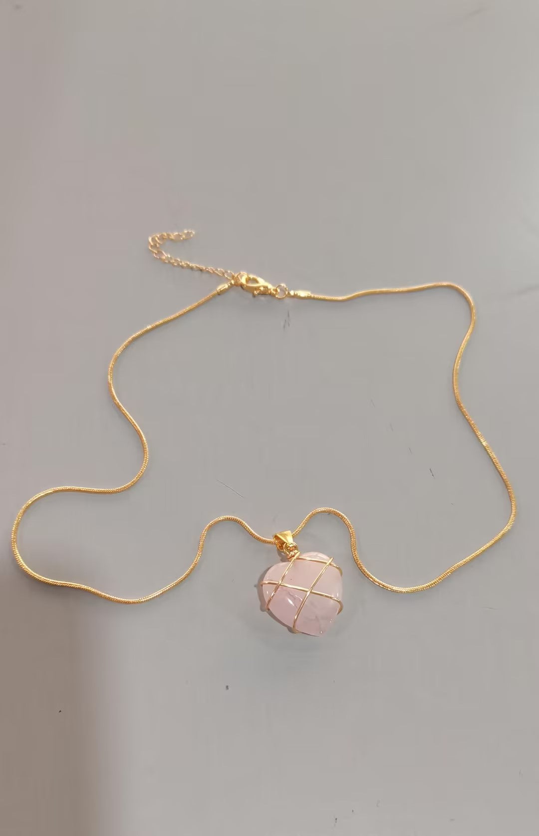Moonstone Princess Heart Necklace For Girls In Novelty Style