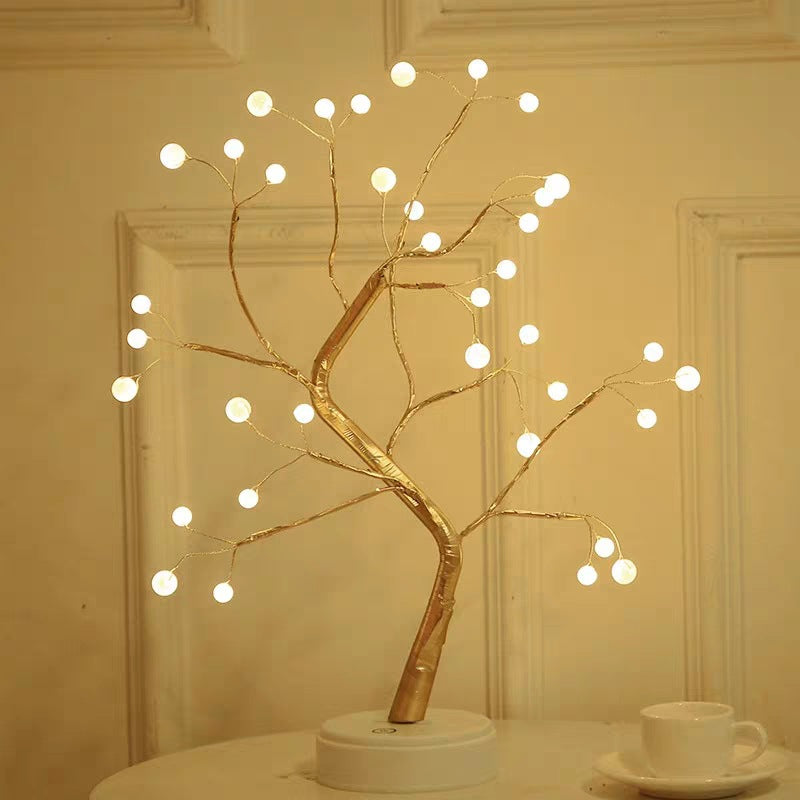 LED Copper Wire Fairy Lights for Bedroom, Warm Rice Grain and Round Styles