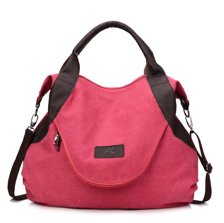 Women's Minimalist Retro Canvas Shoulder Crossbody Bag
