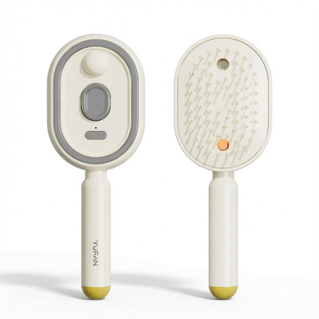 Electric Spray Massage Comb with Air Cushion and Mist