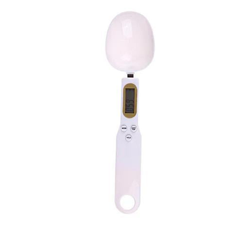 Compact Digital Kitchen Scale and Measuring Spoon, 500g