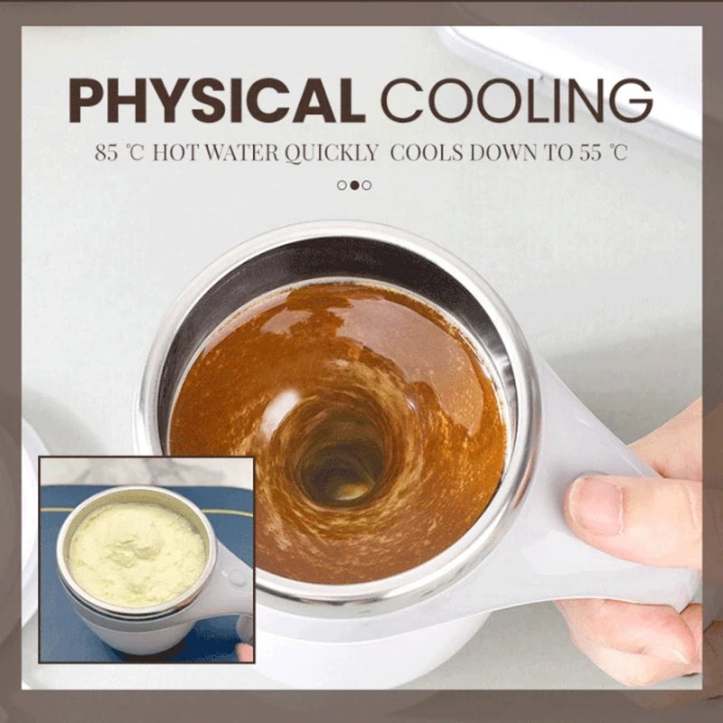 Rechargeable Automatic Stirring Cup For Coffee And Milkshakes