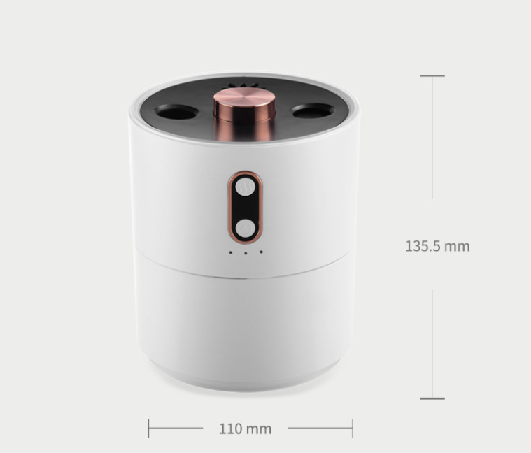 Volcanic Flame Aroma Diffuser With Jellyfish Air Humidifier Light