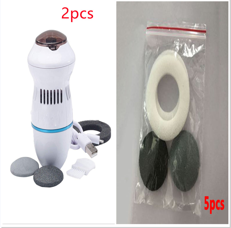 Electric Foot File Grinder with Vacuum and USB Charging