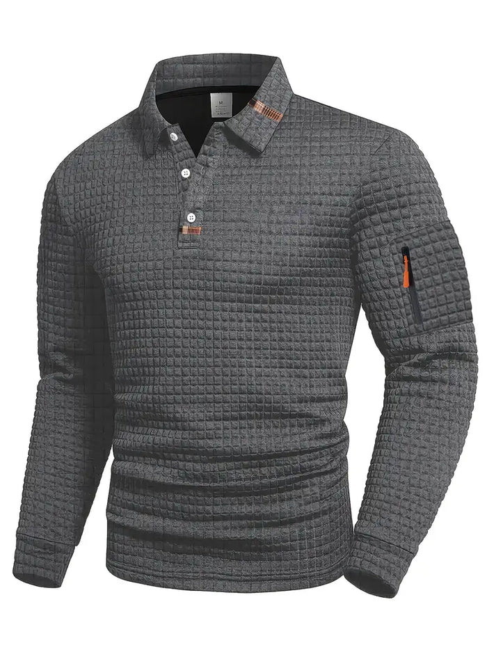 Lachlan | Camisa Polo Clásica con Bolsillo y Mangas
