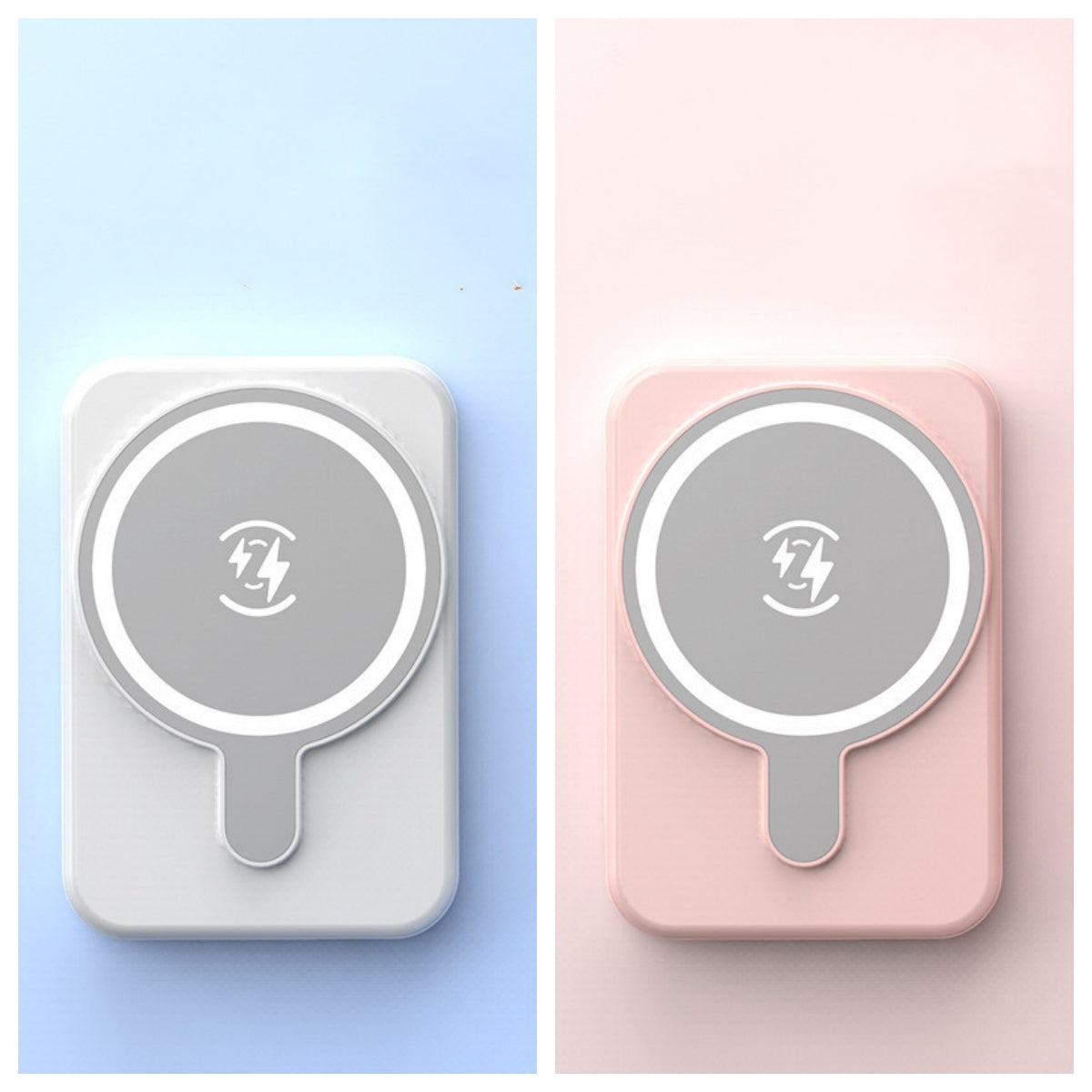Mini Magnetic Wireless Power Bank 5000mAh with Fast Charging