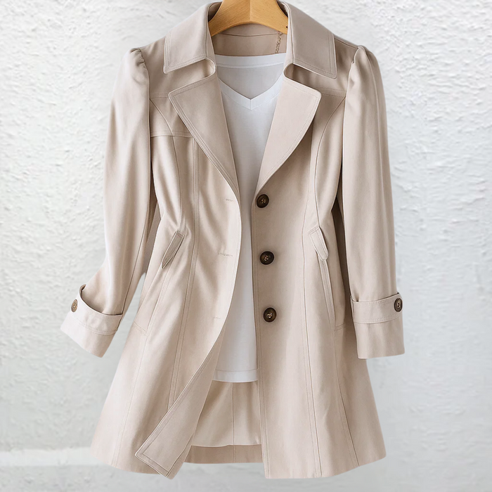 Cordelia | Manteau vintage à col trench