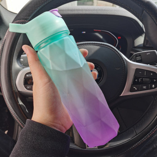 Spray Water Bottle With Handle Strap For Sport And Travel