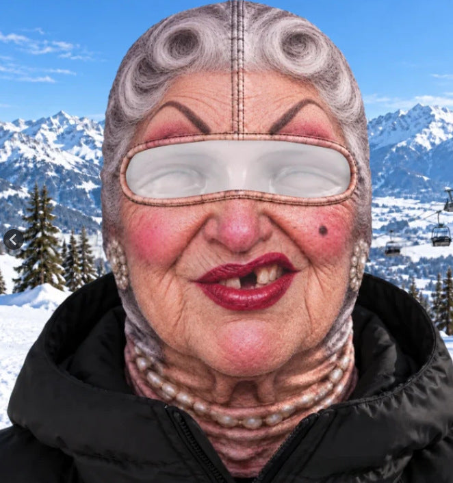 Realistic Winter Balaclava Face Mask, Windproof Fun Costume