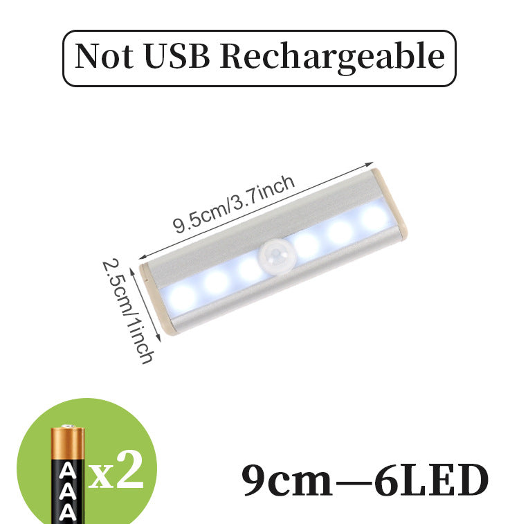 Rechargeable LED Sensor Light Bar, Motion Activated Cabinet Lighting